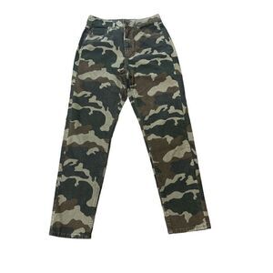 American Eagle Super Stretch Camo Corduroy Mom Jean Pants Woman’s Size 2